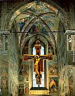 Piero Della Francesca Wall Art - The Fresco Cycle (View of the Cappella Maggiore)